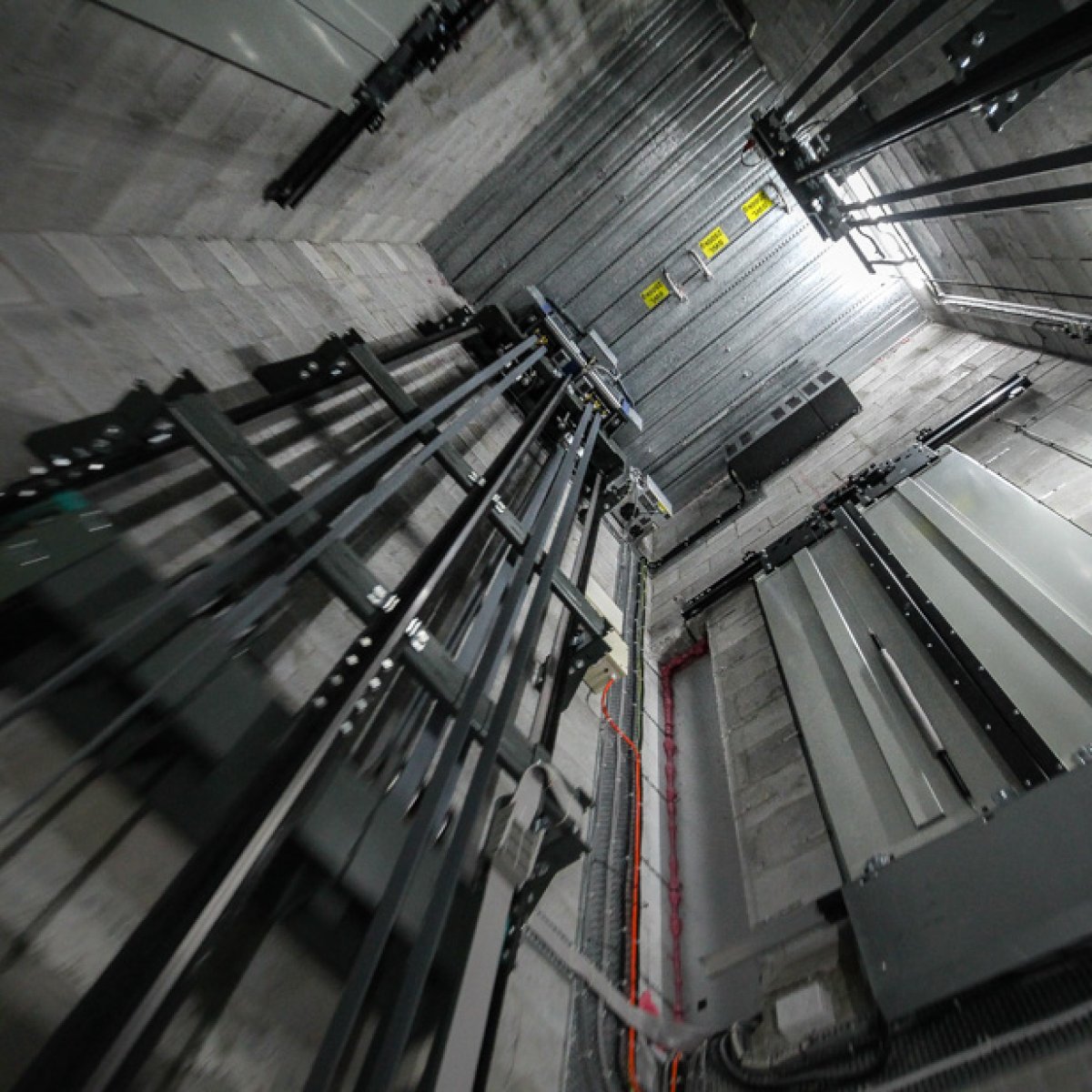 An elevator shaft Maintenance | Simplex Elevators Gallery Image 8